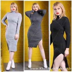 بافت یقه اسکی بغل چاکد ار بلند کد 2520