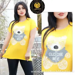 تیشرت زنانه خرس کد 45729