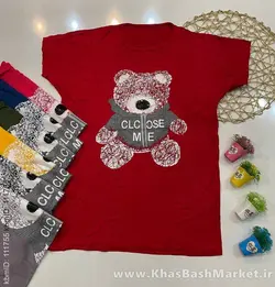 تیشرت زنانه خرس کد 45729
