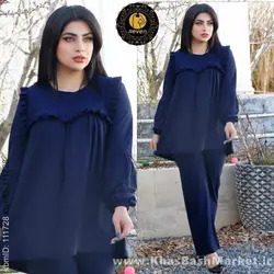 تونیک شلوار زنانه آستین پفکی کد 45747