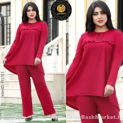 تونیک شلوار پیله دار کد 45581