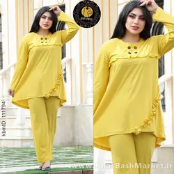 تونیک شلوار پیله دار کد 45581