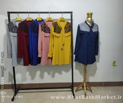 تونیک شلوار بالا گیپور کراواتی کد 4290
