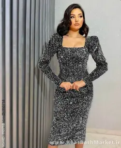 پیراهن پولکی مریم کد 44569