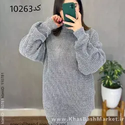 تونیک بافت فندوقی یقه شل کد 70722