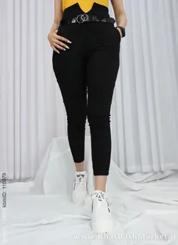 شلوار زنانه کمرهفتی کد 33946