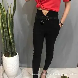 شلوار زنانه کمرهفتی کد 33946