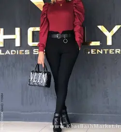 شلوار زنانه کمرهفتی کد 33946