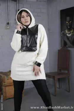 مدل هودی جلو چرم سارگل