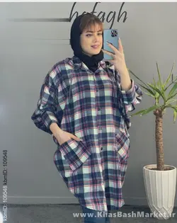 مانتو چهار خونه لش کد 4170