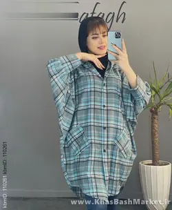 مانتو چهار خونه لش کد 4170