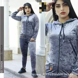 ست سویشرت شلوار زیپی کد 40202
