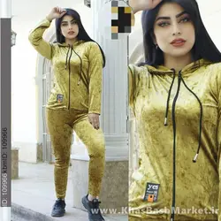 ست سویشرت شلوار زیپی کد 40202