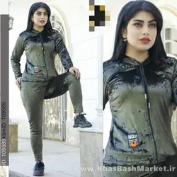 ست سویشرت شلوار زیپی کد 40202