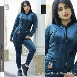 ست سویشرت شلوار زیپی کد 40202