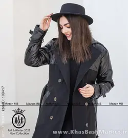 کاپشن بالا چرم اهورا کد 2210