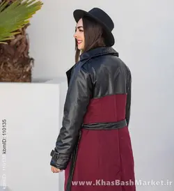 کاپشن بالا چرم اهورا کد 2210