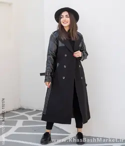 کاپشن بالا چرم اهورا کد 2210