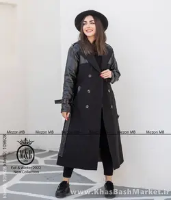 کاپشن بالا چرم اهورا کد 2210