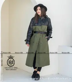 کاپشن بالا چرم اهورا کد 2210