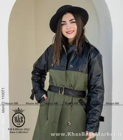 کاپشن بالا چرم اهورا کد 2210