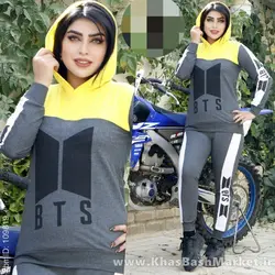 ست هودی شلوار bts کد 37134