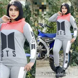 ست هودی شلوار bts کد 37134