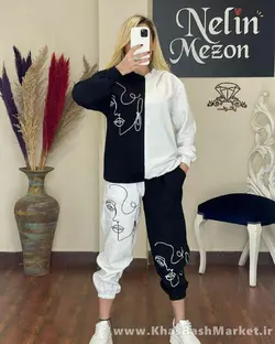 هودی شلوار رخ کلاهدار کد 3511
