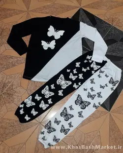ست بلوز و شلوار پروانه کد 7537