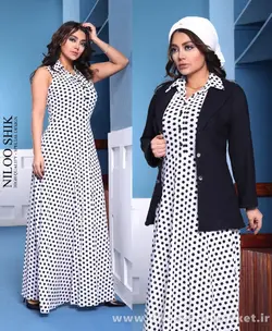 2تیکه پیراهن و کت مدل مریم کد 43554