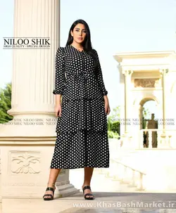 پیراهن 3 پله مدل طناز کد 43421