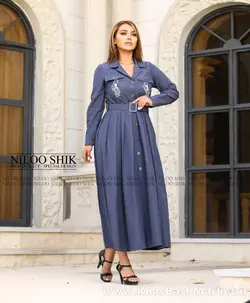 پیراهن مانتویی چند منظوره مدل نرگس کد 111066