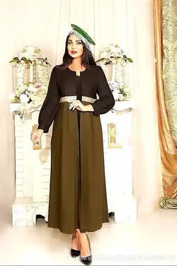 پیراهن زنانه طلا مانتو کد 33655