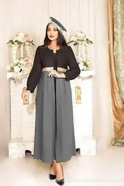 پیراهن زنانه طلا مانتو کد 33655