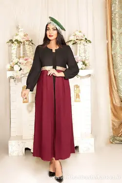 پیراهن زنانه طلا مانتو کد 33655