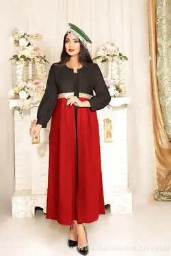 پیراهن زنانه طلا مانتو کد 33655