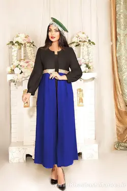 پیراهن زنانه طلا مانتو کد 33655