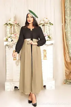 پیراهن زنانه طلا مانتو کد 33655