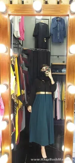 پیراهن زنانه طلا مانتو کد 33655