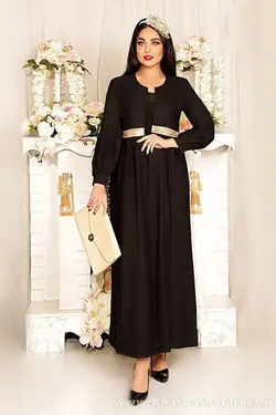 پیراهن زنانه طلا مانتو کد 33655