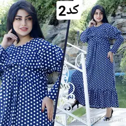 مانتو ساحلی زنانه چین دار کد 45213