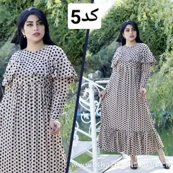 مانتو ساحلی زنانه چین دار کد 45213