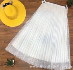دامن تور خالدار دامن توتو کد 33912