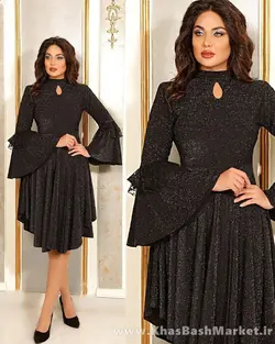 پیراهن آستین سه تیکه مهدیه کد 37371