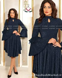 پیراهن آستین سه تیکه مهدیه کد 37371