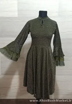 پیراهن آستین سه تیکه مهدیه کد 37371