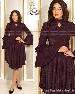 پیراهن آستین سه تیکه مهدیه کد 37371