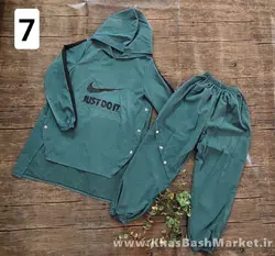 هودی شلوار میکرو پشت طرحدار و ساده کد 1621