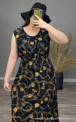 ساحلی قواره دار آستین کوتاه زمینه مشگی کد 2032