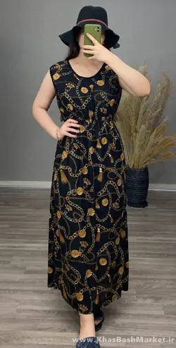 ساحلی قواره دار آستین کوتاه زمینه مشگی کد 2032